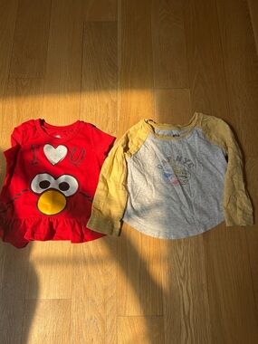 Girls 2T Elmo & Sesame Set